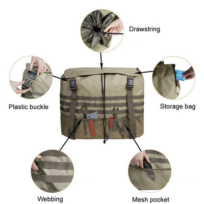 Off-Road Car Spare Tyre Hanging Bag Storage Bag Outdoor Oxford Cloth Backpack