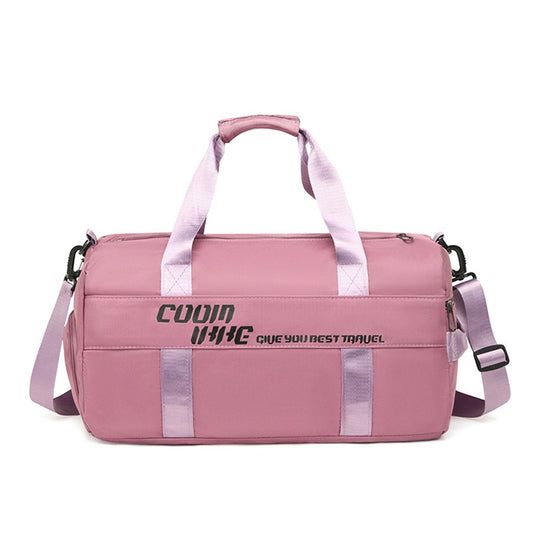 Large Capacity Oxford Cloth Waterproof Fitness Tote Crossbody Bag Travel Luggage Bag