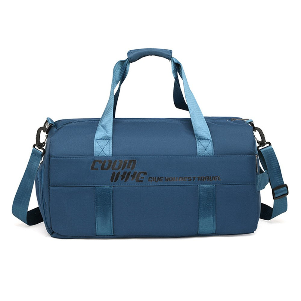 Large Capacity Oxford Cloth Waterproof Fitness Tote Crossbody Bag Travel Luggage Bag