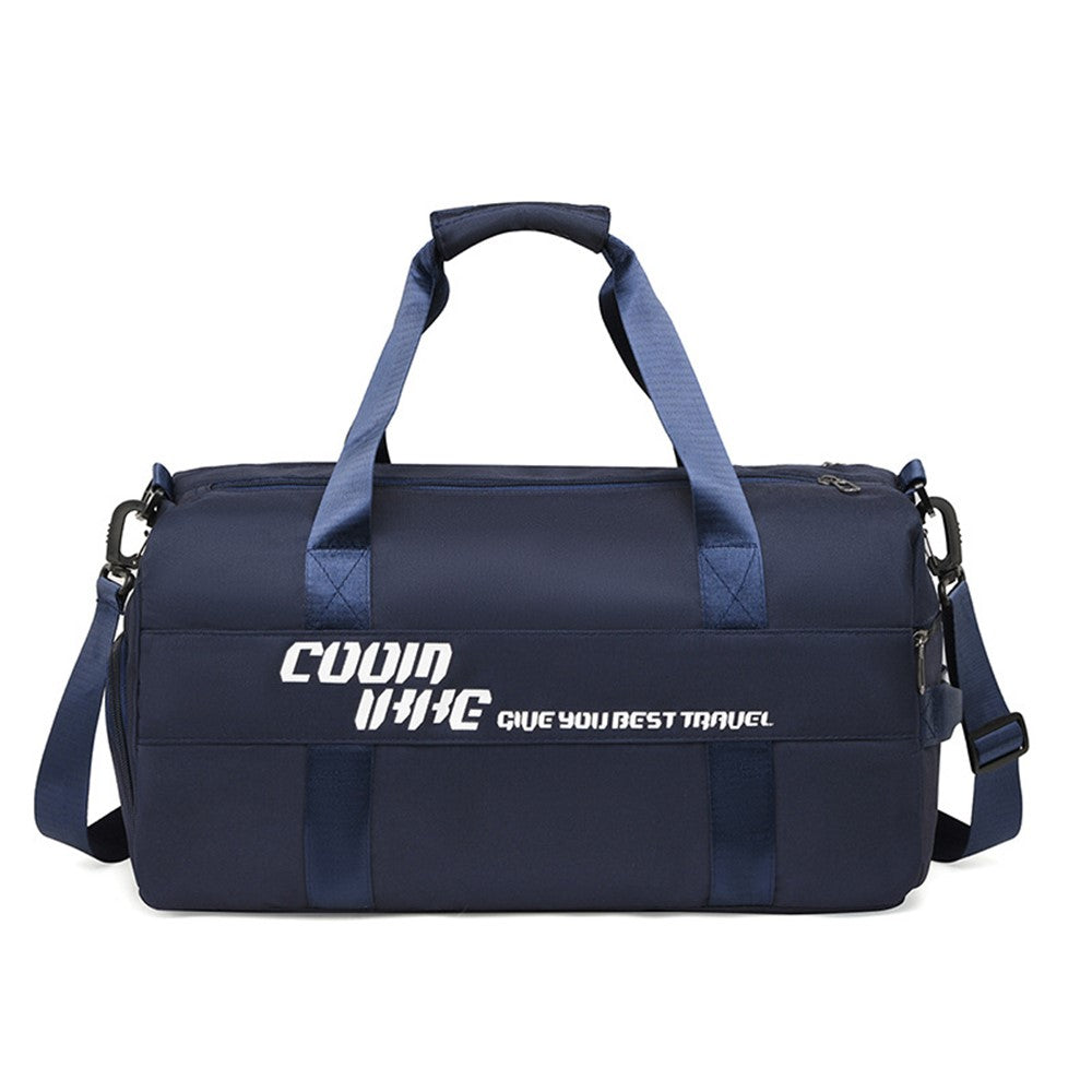 Large Capacity Oxford Cloth Waterproof Fitness Tote Crossbody Bag Travel Luggage Bag