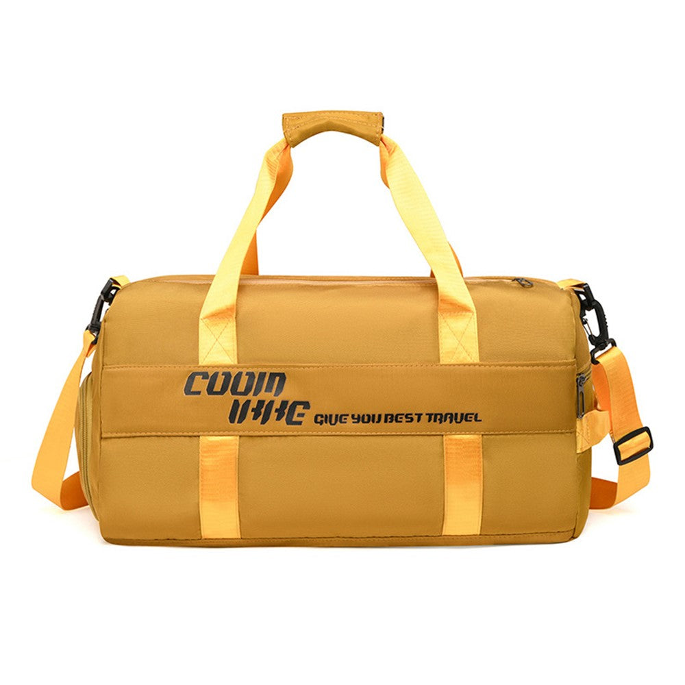 Large Capacity Oxford Cloth Waterproof Fitness Tote Crossbody Bag Travel Luggage Bag