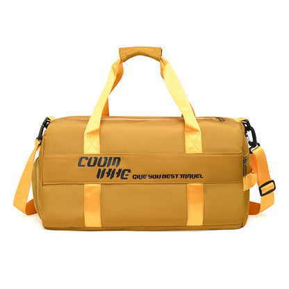 Large Capacity Oxford Cloth Waterproof Fitness Tote Crossbody Bag Travel Luggage Bag