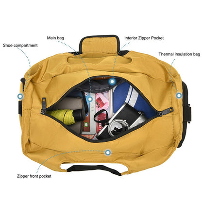 Large Capacity Oxford Cloth Sport Fitness Tote Crossbody Bag Travel Luggage Carrying Bag