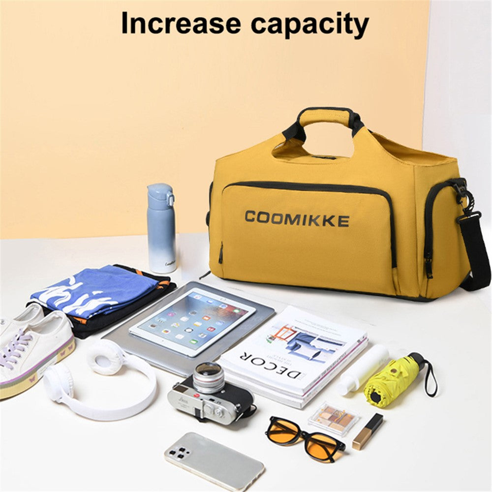 Large Capacity Oxford Cloth Sport Fitness Tote Crossbody Bag Travel Luggage Carrying Bag