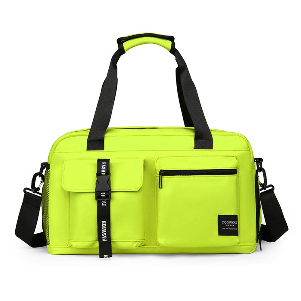 Dry Wet Separation Gym Bag Waterproof Oxford Cloth Travel Tote Bag with Shoes Compartment