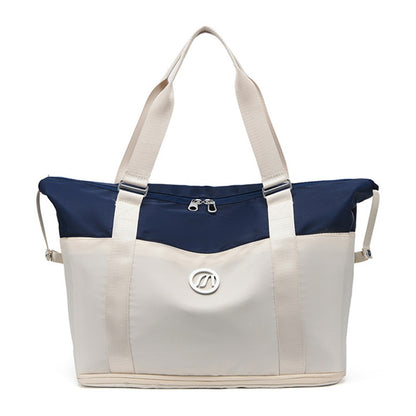 Foldable Travel Bag Waterproof Nylon Luggage Tote Bag with Expandable Capacity