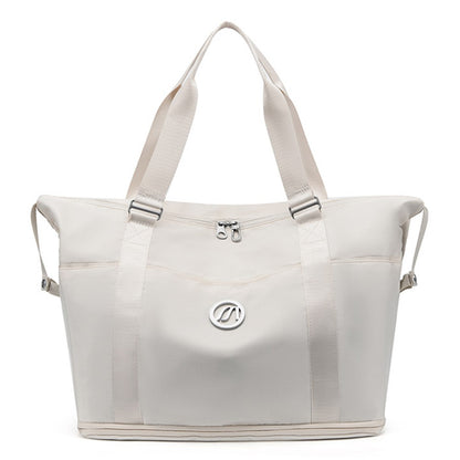 Foldable Travel Bag Waterproof Nylon Luggage Tote Bag with Expandable Capacity