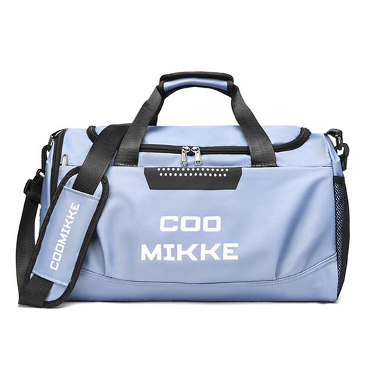 Oxford Cloth Sports Gym Bag Duffle Bag Weekend Overnight Shoulder Bag with Wet Dry Separation Pocket