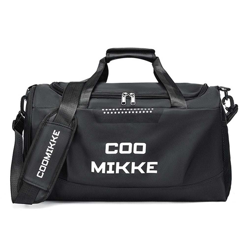 Oxford Cloth Sports Gym Bag Duffle Bag Weekend Overnight Shoulder Bag with Wet Dry Separation Pocket