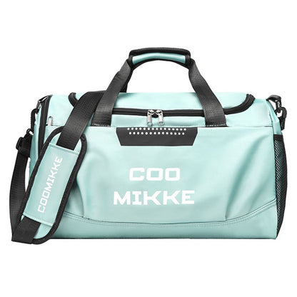 Oxford Cloth Sports Gym Bag Duffle Bag Weekend Overnight Shoulder Bag with Wet Dry Separation Pocket