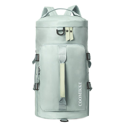 Travel Backpack Oxford Cloth Gym Bag Luggage with Shoes Compartment for Swimming Hiking