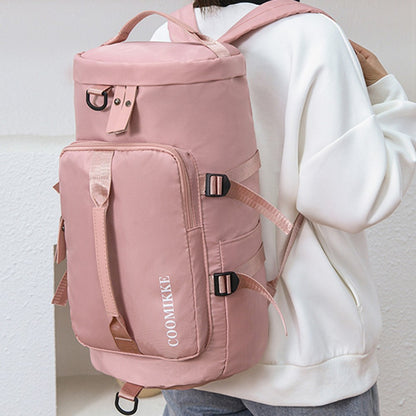 Travel Backpack Oxford Cloth Gym Bag Luggage with Shoes Compartment for Swimming Hiking