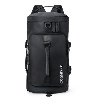 Travel Backpack Oxford Cloth Gym Bag Luggage with Shoes Compartment for Swimming Hiking