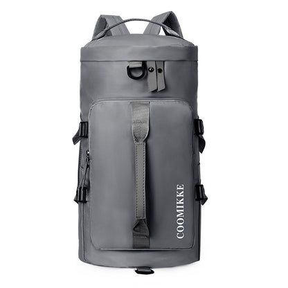 Travel Backpack Oxford Cloth Gym Bag Luggage with Shoes Compartment for Swimming Hiking