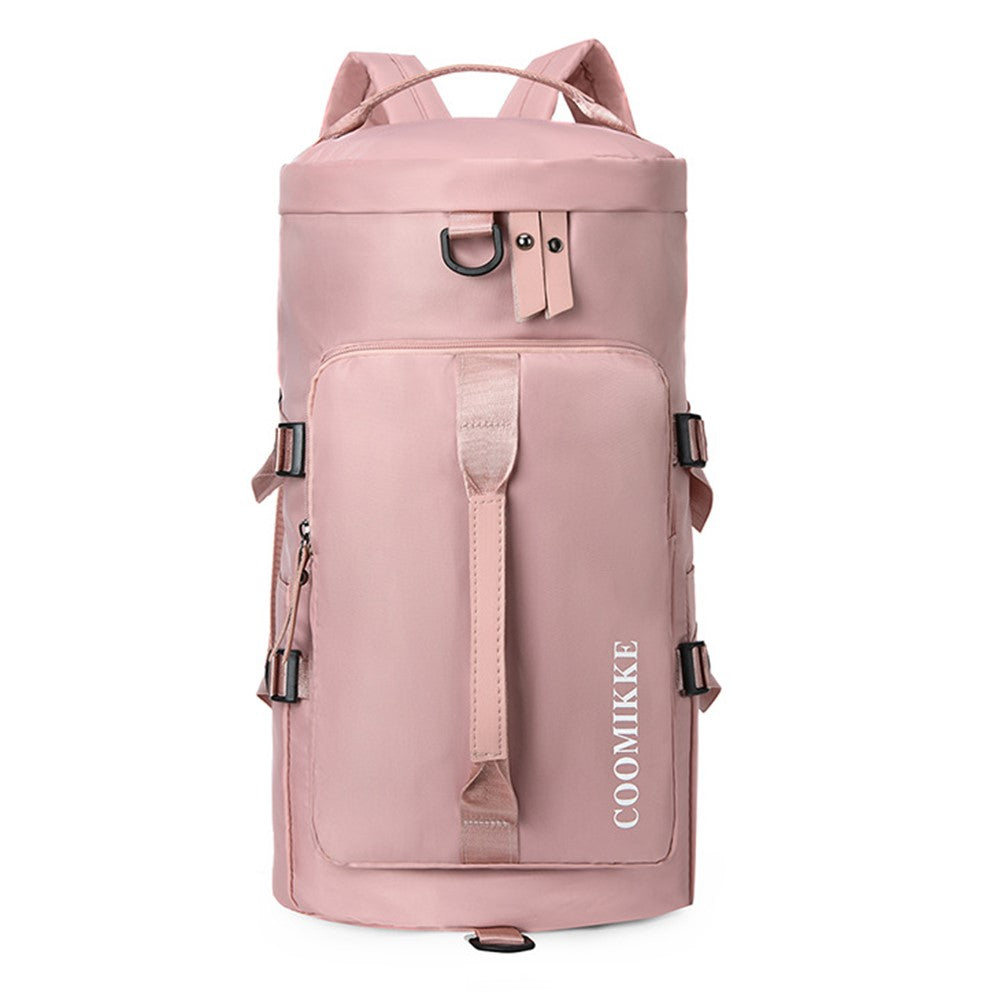 Travel Backpack Oxford Cloth Gym Bag Luggage with Shoes Compartment for Swimming Hiking