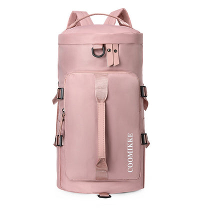 Travel Backpack Oxford Cloth Gym Bag Luggage with Shoes Compartment for Swimming Hiking