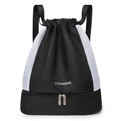 Oxford Cloth Sports Drawstring Backpack Fitness Yoga Shoes Clothes Storage Backpack