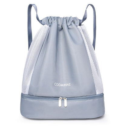 Oxford Cloth Sports Drawstring Backpack Fitness Yoga Shoes Clothes Storage Backpack