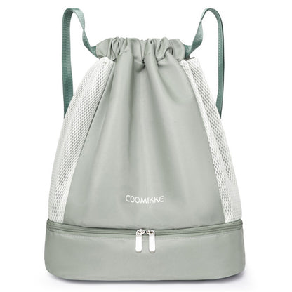 Oxford Cloth Sports Drawstring Backpack Fitness Yoga Shoes Clothes Storage Backpack