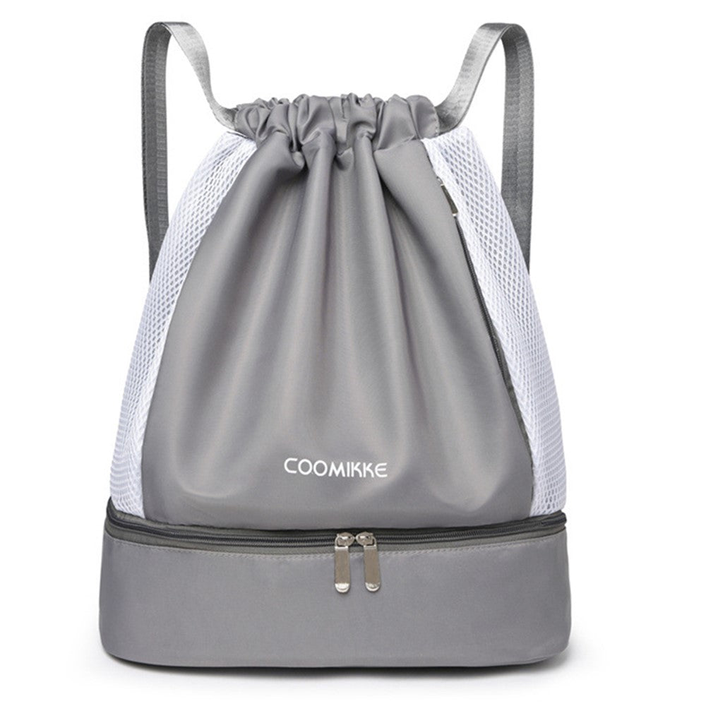 Oxford Cloth Sports Drawstring Backpack Fitness Yoga Shoes Clothes Storage Backpack