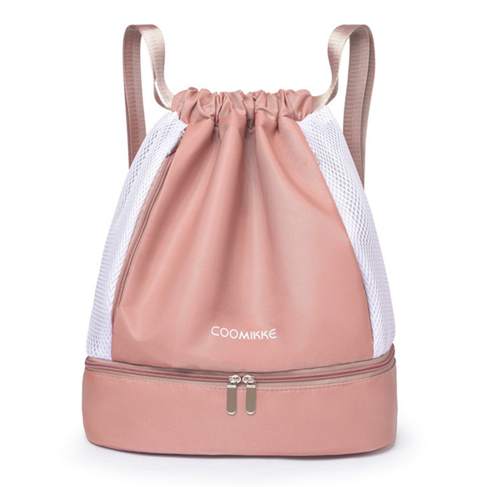 Oxford Cloth Sports Drawstring Backpack Fitness Yoga Shoes Clothes Storage Backpack