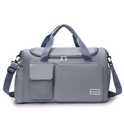 Stylish Oxford Cloth Waterproof Sport Fitness Tote Crossbody Bag Travel Luggage Bag