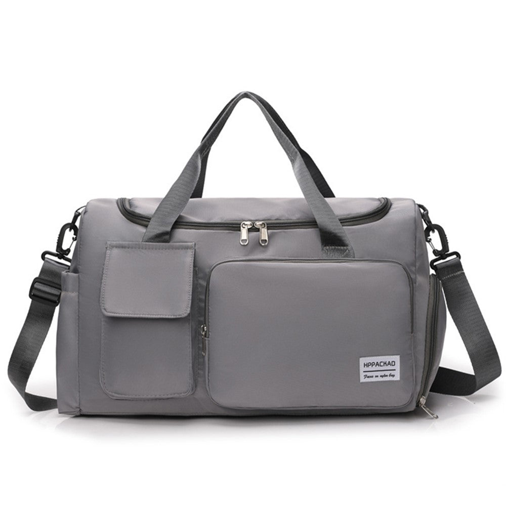 Stylish Oxford Cloth Waterproof Sport Fitness Tote Crossbody Bag Travel Luggage Bag