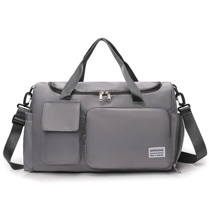 Stylish Oxford Cloth Waterproof Sport Fitness Tote Crossbody Bag Travel Luggage Bag