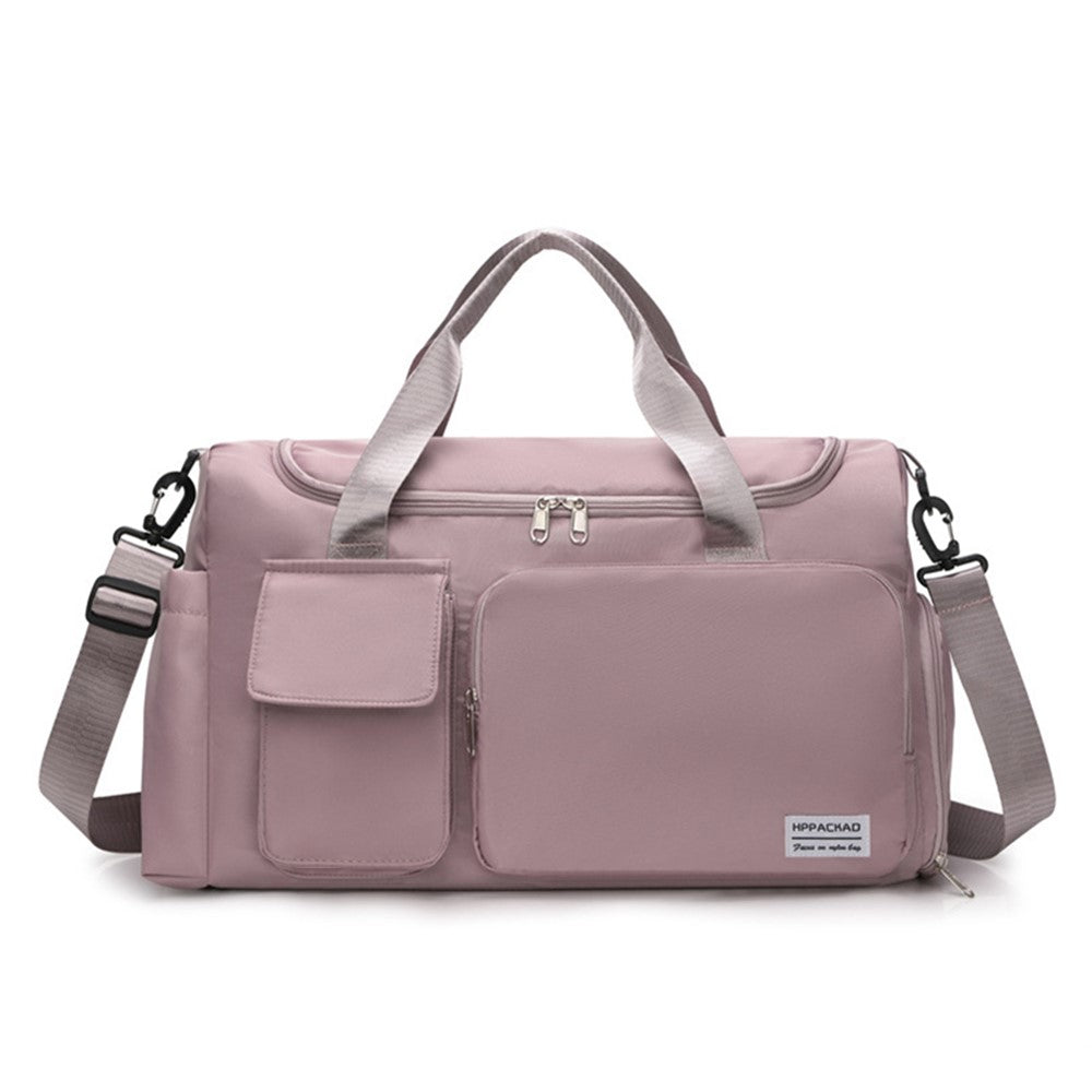 Stylish Oxford Cloth Waterproof Sport Fitness Tote Crossbody Bag Travel Luggage Bag