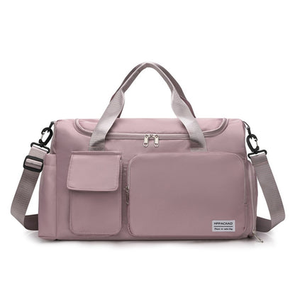 Stylish Oxford Cloth Waterproof Sport Fitness Tote Crossbody Bag Travel Luggage Bag