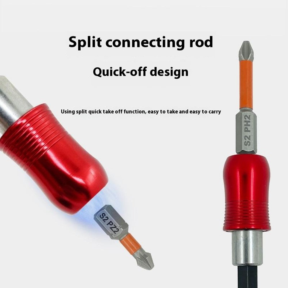 38Pcs / Set S2 Alloy Steel Screwdriver Bits Manual Repairing Screwdriver Bits Socket Kit with Storage Box