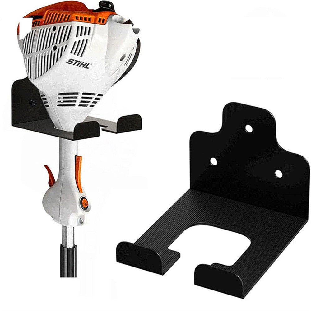 2-Pack Wall-Mounted Trimmer Rack for Garage & Garden Tool Organization