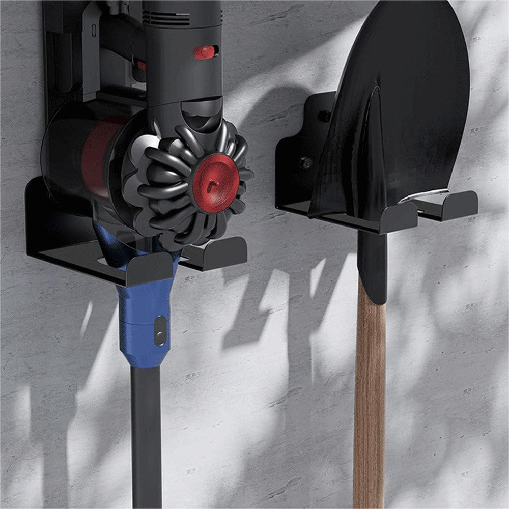 2-Pack Wall-Mounted Trimmer Rack for Garage & Garden Tool Organization