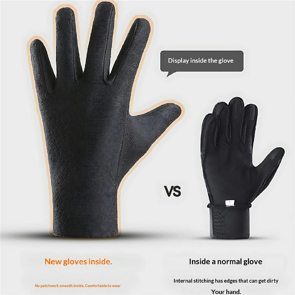 Electric Heated Gloves with 2x 5000mAh Battery Touchscreen Waterproof Rechargeable Warm Gloves for Winter Outdoor