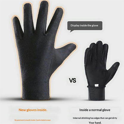 Electric Heated Gloves with 2x 5000mAh Battery Touchscreen Waterproof Rechargeable Warm Gloves for Winter Outdoor