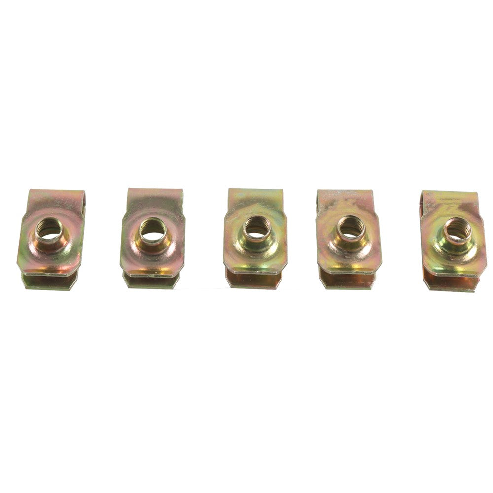 A7506 60PCS M4 M5 M6 M8 Color Zinc Tension Reed Nut Slot Assortment Kit with Plastic Box