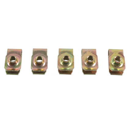 A7506 60PCS M4 M5 M6 M8 Color Zinc Tension Reed Nut Slot Assortment Kit with Plastic Box