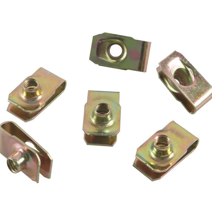 A7506 60PCS M4 M5 M6 M8 Color Zinc Tension Reed Nut Slot Assortment Kit with Plastic Box