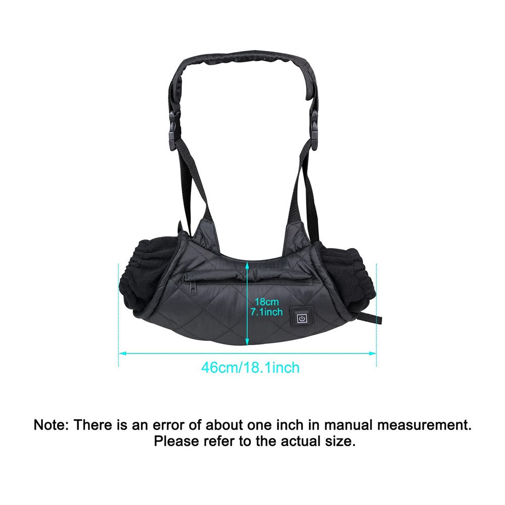 Electric Hand Warmer Rechargeable Heated Hand Muff with 3 Heat Modes Portable Graphene Hand Warmer Bag for Winter Outdoor Hunting Camping Football Golf