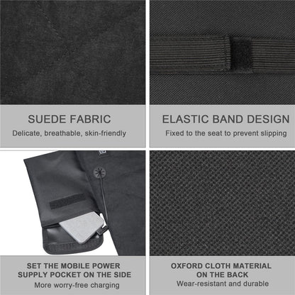 MYDAYS OUTDOOR 16 inch Heated Stadium Seat Chair Pad 3 Levels Portable USB Heated Seat Cushion for Outdoor