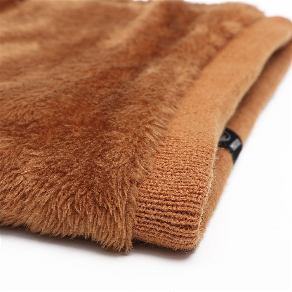 Winter Neck Warmer Fleece Neck Gaiter Thick Windproof Scarves for Women Men