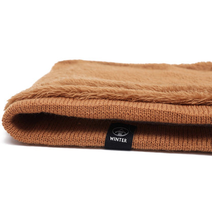 Winter Neck Warmer Fleece Neck Gaiter Thick Windproof Scarves for Women Men