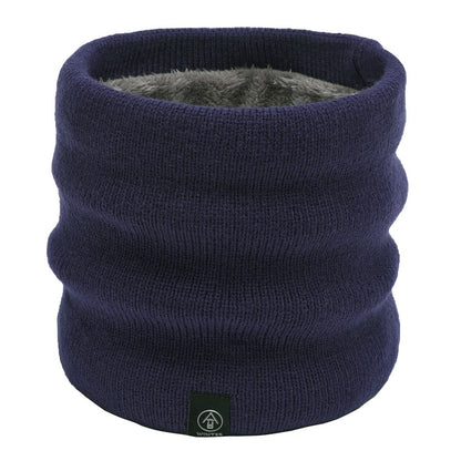 Winter Neck Warmer Fleece Neck Gaiter Thick Windproof Scarves for Women Men
