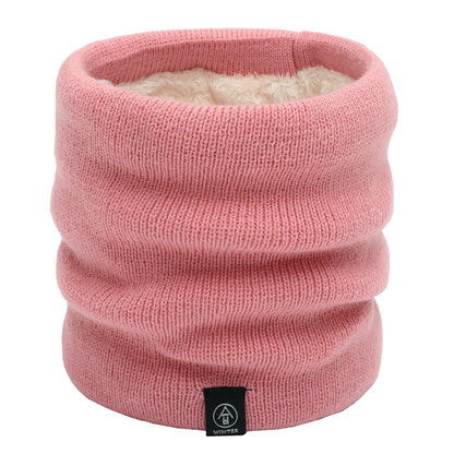 Winter Neck Warmer Fleece Neck Gaiter Thick Windproof Scarves for Women Men