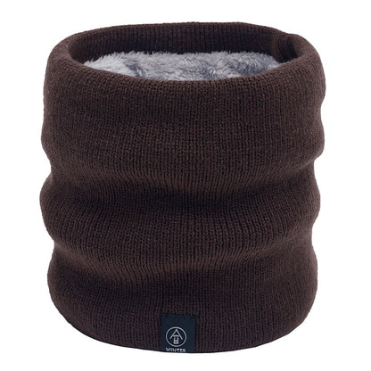 Winter Neck Warmer Fleece Neck Gaiter Thick Windproof Scarves for Women Men