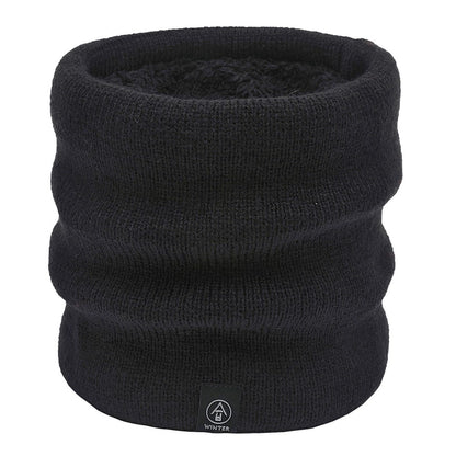 Winter Neck Warmer Fleece Neck Gaiter Thick Windproof Scarves for Women Men