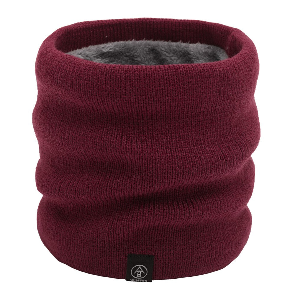 Winter Neck Warmer Fleece Neck Gaiter Thick Windproof Scarves for Women Men