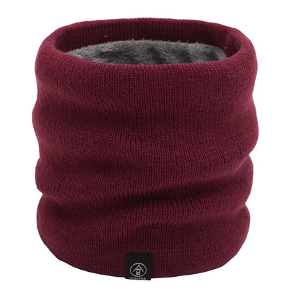 Winter Neck Warmer Fleece Neck Gaiter Thick Windproof Scarves for Women Men