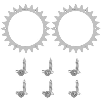 TLWL-01 2Pcs / Set 205mm Spikes for Worx Landroid S / M Robot Mower SPCC Wheel Spikes