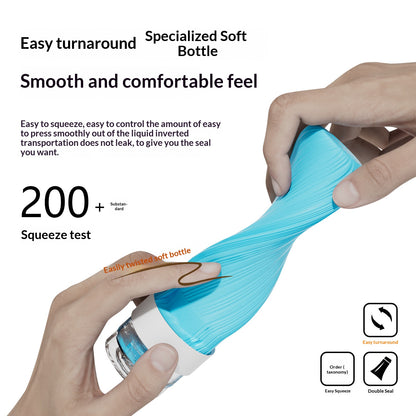 Leak Proof Travel Silicone Bottles Set 60ml 90ml Portable Containers for Shampoo Body Wash